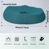 GEDRACKPMYN Tailbone Donut Pillow for Pain, Memory Foam Coccyx Cushion for Long Sitting Hours on Chair, Bed Sore
