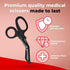 Ever Ready First Aid Titanium Bonded Bandage Shears, 7 1/4" Bent, Tactical Stealth Black