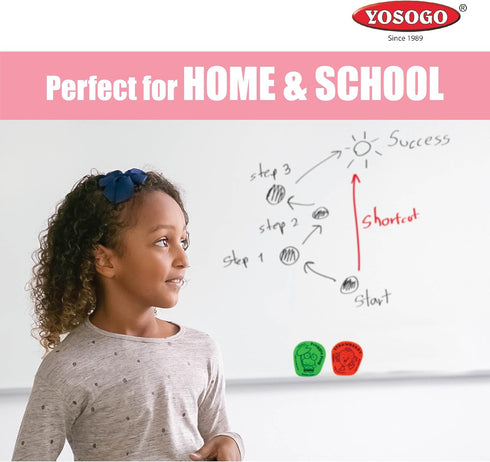 Small Kiddy Dry Erase Whiteboard Eraser, Pack of 12