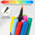 HuiSikoo 1mm (10 Liquid Chalk Markers for Acrylic Calendar Planning Board - Fine Tip Wet Erase Markers for Dry Erase