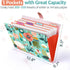 Sooez Cute Accordion File Organizer, 5 Pocket Floral Expanding File Folder for Important Documents, Aesthetic Paper