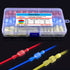 Twidec 100PCS Nylon Spade Connectors Kit, 22-10 Gauge Male and Female Quick Disconnect Fully Insulated
