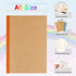 EOOUT 20 Pack A5 Kraft Notebooks, Lined Journal Bulk with Rainbow Spine, 60 Pages Soft Cover for School Office