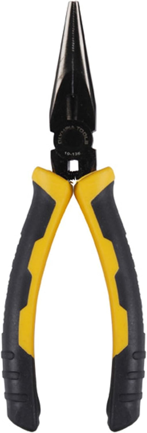 Olympia Tools Long Nose Pliers, 10-665, 5 Inches, Black