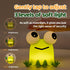 Dimmable Frog Night Light for Kids, Cute Silicone Nursery Night Light, Rechargeable Bedside Lamp, Portable Creative