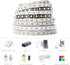 5050 White(2700K-3000K) 4 1 DC12V 5m 16.4ft 60LED/m IP30 12mm BTF-LIGHTING RGBW RGB+Warm Colors in LED Tape Light
