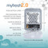 Fresh Products myfresh 2.0 Personal Air Freshener with Dry Fragrance Technology for Small Spaces, Compact Design,