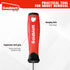Goldblatt Grout Removal Tool with Replacement Carbide Tip - Professional Scraper, Caulking Remover, Soft-Grip Handle