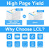 LCL Compatible Toner Cartridge Replacement for HP 49X Q5949X, 6000 Page, 1320 Series (1-Pack Black)