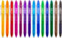 ParKoo Retractable Erasable Gel Pens Clicker - 14 Colors, Fine Point 0.7mm for Writing and Drawing