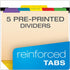 Pendaflex SER2YEL Personnel Folders, 1/3 Cut Hanging Top Tab, Letter Size, Yellow