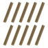 uxcell 10pcs Fully Threaded Rods 1/4x1-1/2, Carbon Steel for Furniture Garden Railing Mounting Assembly
