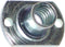 Rectangular Brad Hole Tee Nuts, 1/4-20 x 1/4" (Pack of 9), TNS-080-9 014973323172