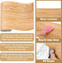 15.7 32.8 1.6 mm Peel and Stick Flooring Roll, Light Oak Wood Look Vinyl Floor Covering, in x ft, Thick Self Adhesive