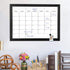 TORASO Dry Erase White Board & Monthly Calendar Board, Magnetic Whiteboard for Wall, Hanging Board for Office, Home