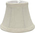 Aspen Creative 30004, Bell Clip-On Chandelier Lamp Shade, Off-White, 3" Top X 5" Bottom