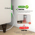3 Outlet Power Strip, Low-Profile Flat Plug Adapter - SPT-3 16AWG Power Cable Wire, 1FT, ETL Listed White