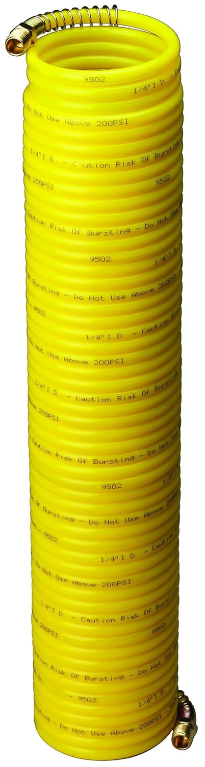 Amflo 4-50E-RET Nylon Recoil Hose, 1/4" x 50'