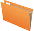 Pendaflex Recycled Hanging Folders, Legal Size, Orange, 1/5 Cut, 25/BX