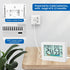 WEIRUSE 260000 Sets 5 Indoor Temperature and Humidity, Two sensors Inside and Outside USB Export of Data Storage, high