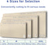 Boutilon Leather Desk Pad Protector, Non-Slip Mouse Pad, Waterproof Leather Desk Blotter for Office and Home (M-Golden,