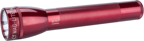 3C MagLite Cell LED Flash Light, Red