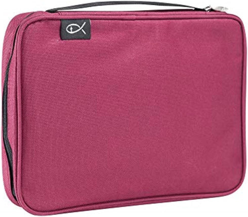 Basic Burgundy Bible Cover, Extra Large (21437) | Fits Bibles up to 7.25" x 10.125" x 2.25"