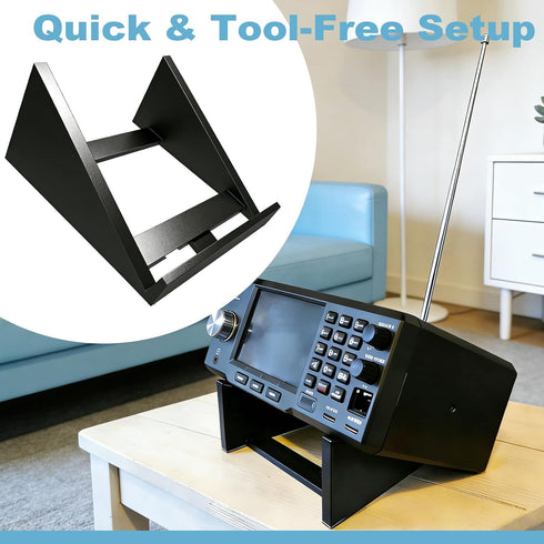 JcoGel SDS200, SDS200 Heavy-Duty Base and Mobile Scanner Stand, Desktop Mount Holder Compatible with Uniden for Uniden