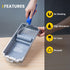 Mister Rui Microfiber Paint Roller Covers: 4 Inch, 40 Pack Small Paint Roller Covers with Frame Kit for House Painting
