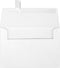 LUXPaper A4 Invitation Envelopes, Peel & Press, 4 1/4" x 6 1/4", White Linen, 80lb. Text, 50 Qty