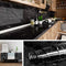 Livelynine 15.8x394 Black Countertop Contact Paper Waterproof Peel and Stick Countertops Kitchen
