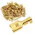Baomain Female Spade Quick Splice Crimp Terminals, 6.3mm Non Insulated, 100 Pcs