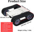 Premium DIY Tracked Robot Chassis Kit Intelligent Robotic Chassis, Remote Control Caterpillar Moving Tank Platform