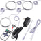 Under Counter Lights, Curio Cabinet LED Puck Lighting, 110V Wall Plugged in,