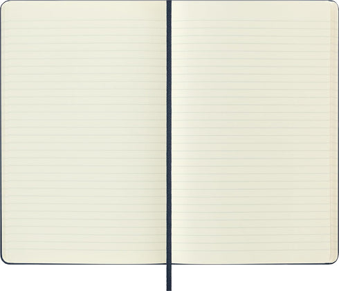 Moleskine Classic Notebook, Hard Cover, Large (5" x 8.25") Ruled/Lined, Sapphire Blue, 240 Pages