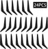 Mormchlots 24Pcs 6 5 Inch x Black Shelf Brackets, Heavy-Duty Metal Steel Corner L Brackets for Shelves Shelf