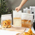Dnyucen 50PCS Gusset Packing Bag(13x28x10cm) Bread Bags for Homemade Bread Bakery Takeaway Toast Bag Hamburger Pastry