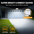 49W 5000K IP65 3 UME LED Security Lights Motion Sensor Light Outdoor, Daylight, Waterproof, Dusk to Dawn, Head Motion