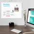 MaxGear 14"x11" Double-Sided Dry Erase Board, Hanging Whiteboard for Wall with Black Marker for Students
