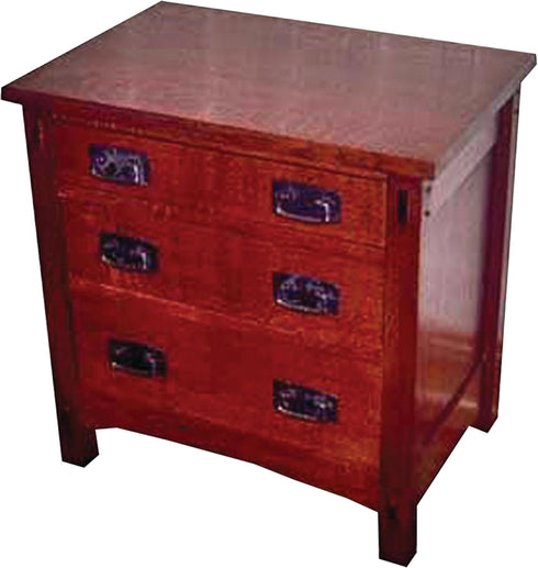 Woodcraft Project Paper Plan To Build Mission Nightstand - Material Not Included