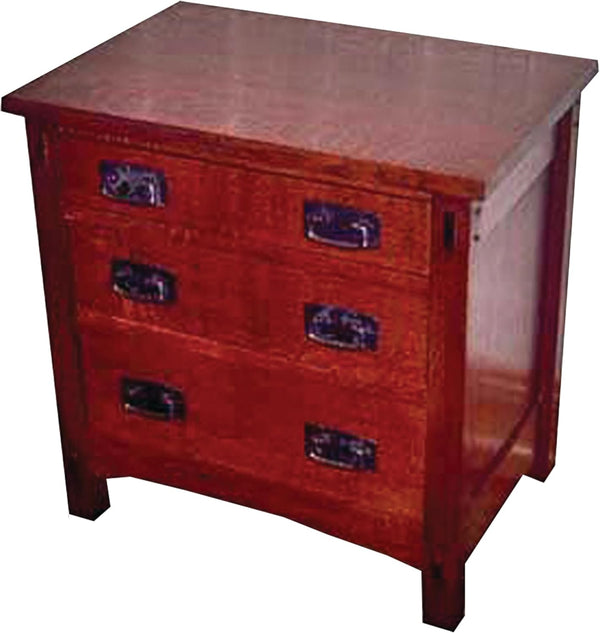 Woodcraft Project Paper Plan To Build Mission Nightstand - Material Not Included