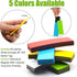 Dry Erase Magnetic Labels (1x3", Pack of 60) - Write On Magnets for Classroom, Office, & More (Multicolor)