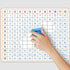SCRIBBLEDO Dry Erase Multiplication Chart Whiteboard, 11" x 14" Double Sided for Kids Students Classroom