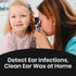 Zyrev ZetaLife Otoscope - Pocket Size Ear Scope with Light for Ear Infection Detection (Black Color)