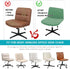 Ouxeer Armless Criss Cross Office Desk Chair Cover, Elastic Criss Cross Office Desk Slipcovers, Accent Mid Back Wide