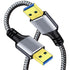 Tan QY USB 3.0 A to A Male Cable 20Ft, USB Male