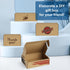 Famagic 12 Pack Small Shipping Boxes 4x4x2 Brown Corrugated Cardboard Mailer for Small Business