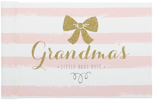 Carter's Mini Baby Photo Album Brag Book BP73-14075 - Pink, White, Gold, 60 Pages