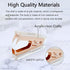 Rose Gold Acrylic Stapler, Desktop Stapler with 25 Sheet Capacity, Includes 1000 Staples and Staple Remover