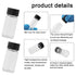 50 pcs Clear Glass Vials Empty Vials 5 ml Bottles Liquid Sampling Sample Glass Bottles Screwcap